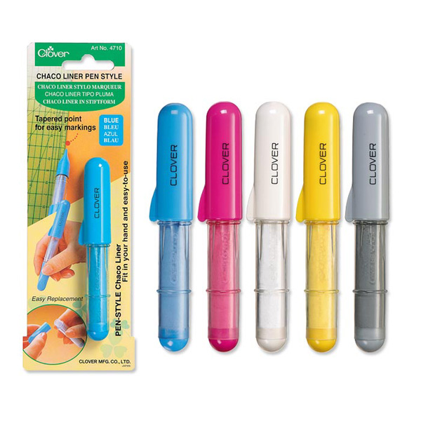 Clover Chaco liner yellow quilt fabric marker pen